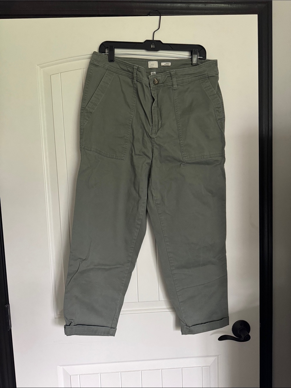 a new day Olive Straight-Leg Utility Pants